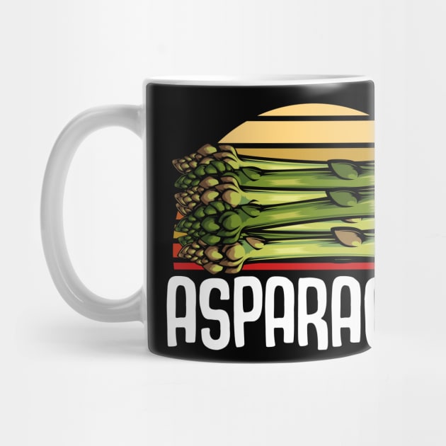 Asparagus - Retro Style Vegetable Vintage Food by Lumio Gifts